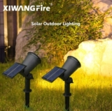 מנורת קרקע סולארית לגינה